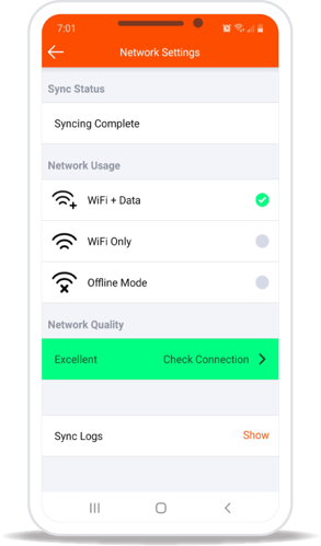 Mobile and Web Data Transfer Mobile Screen Mobile and Web Data Transfer Mobile Screen